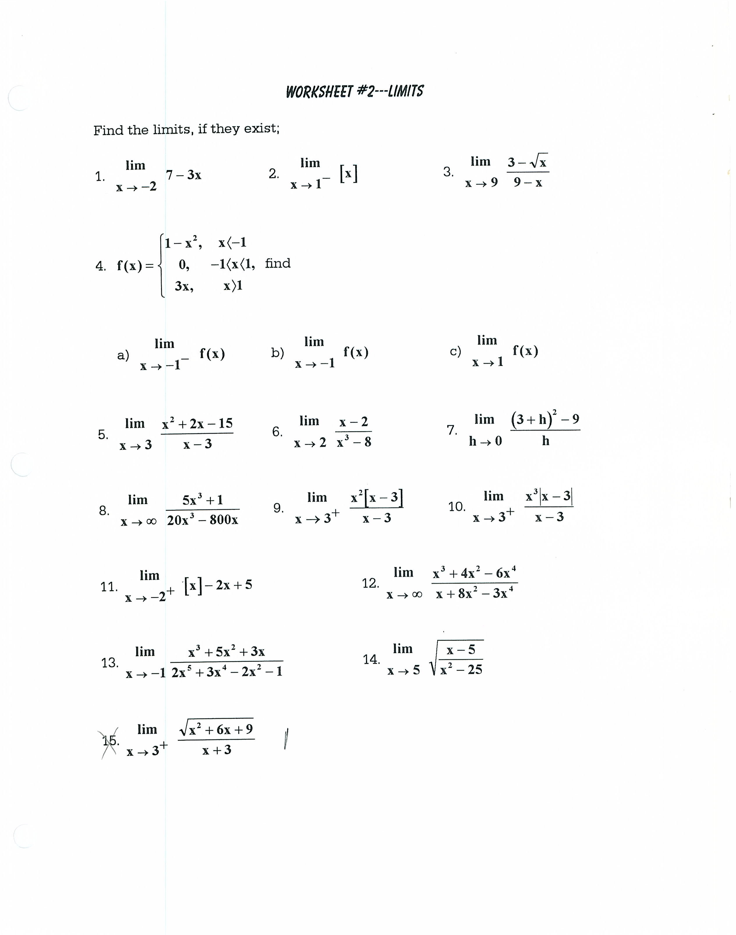 ap calculus questions and answers